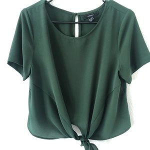 Forever21 Green top size Large